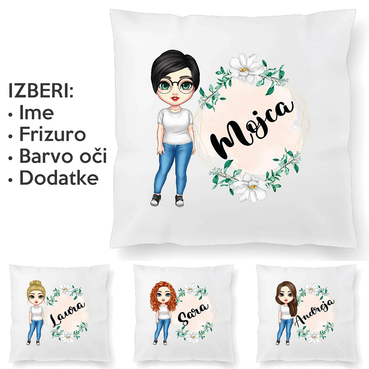 Ženska - avatar, blazina