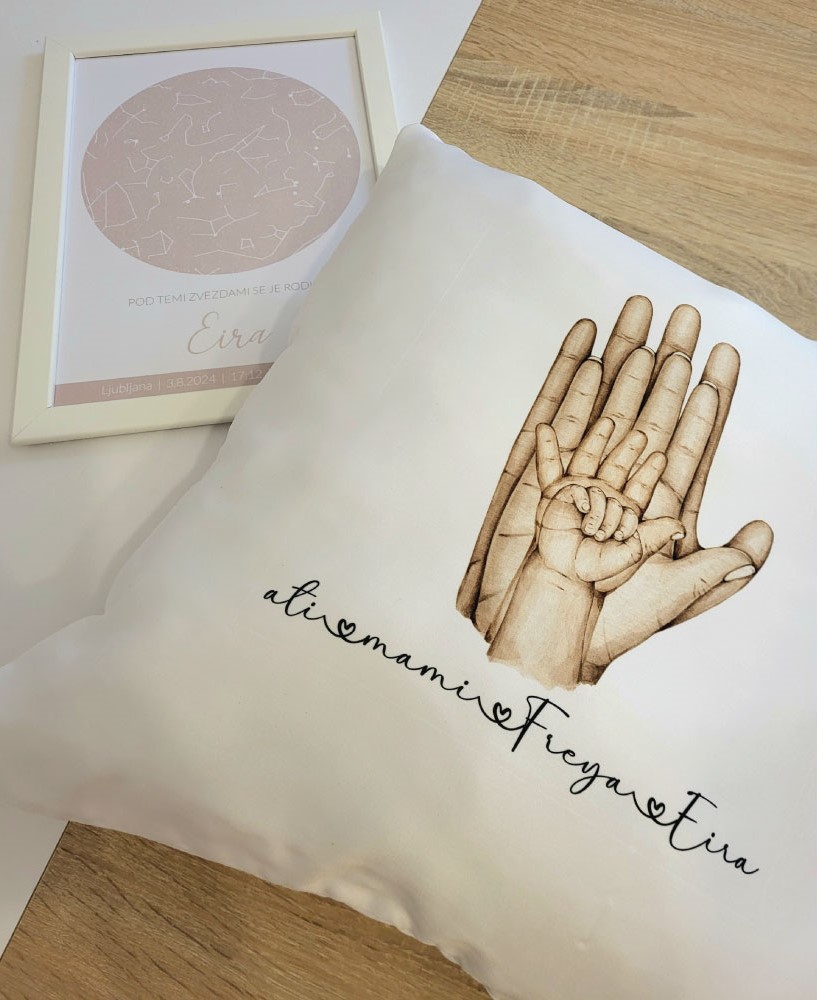 Družinski člani, roke - blazina - Image 5