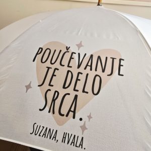 Poučevanje je delo srca – dežnik