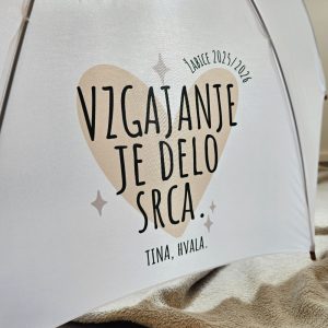 Vzgajanje je delo srca – dežnik