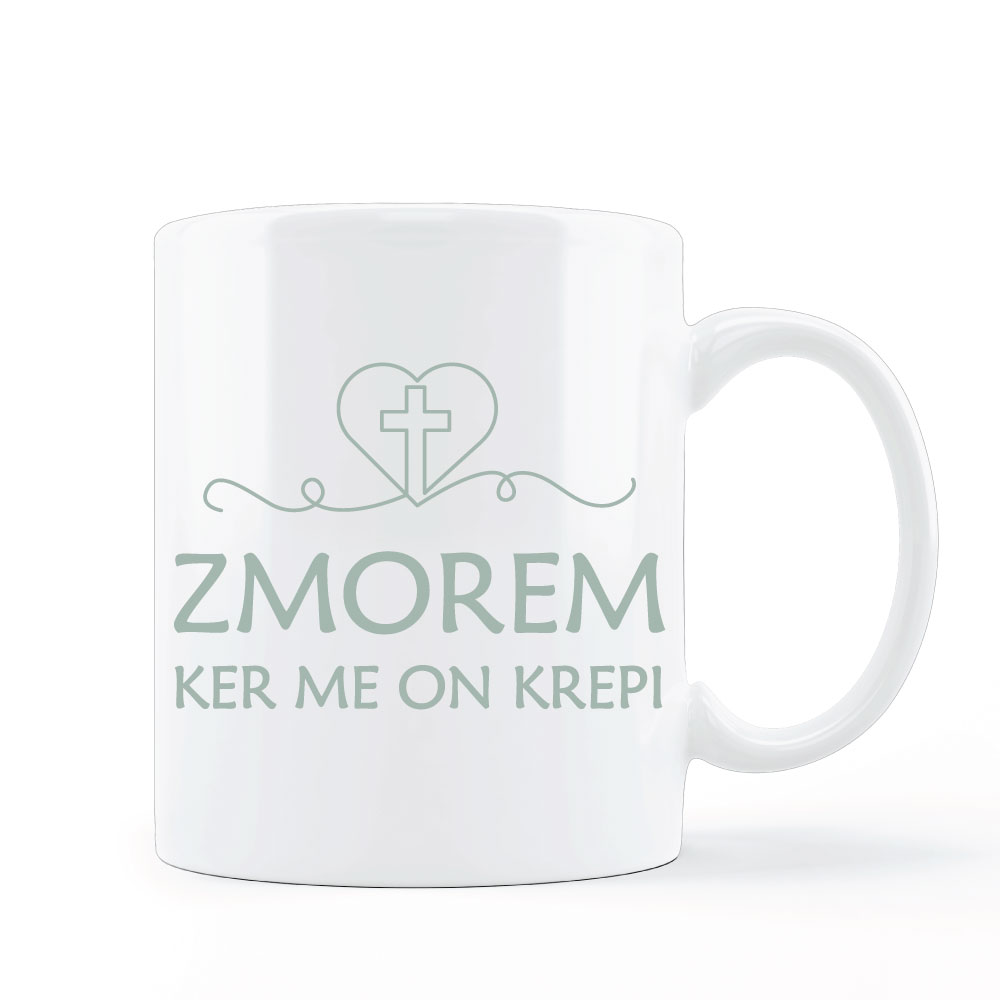 Zmorem, ker me On krepi - skodelica - slika 6