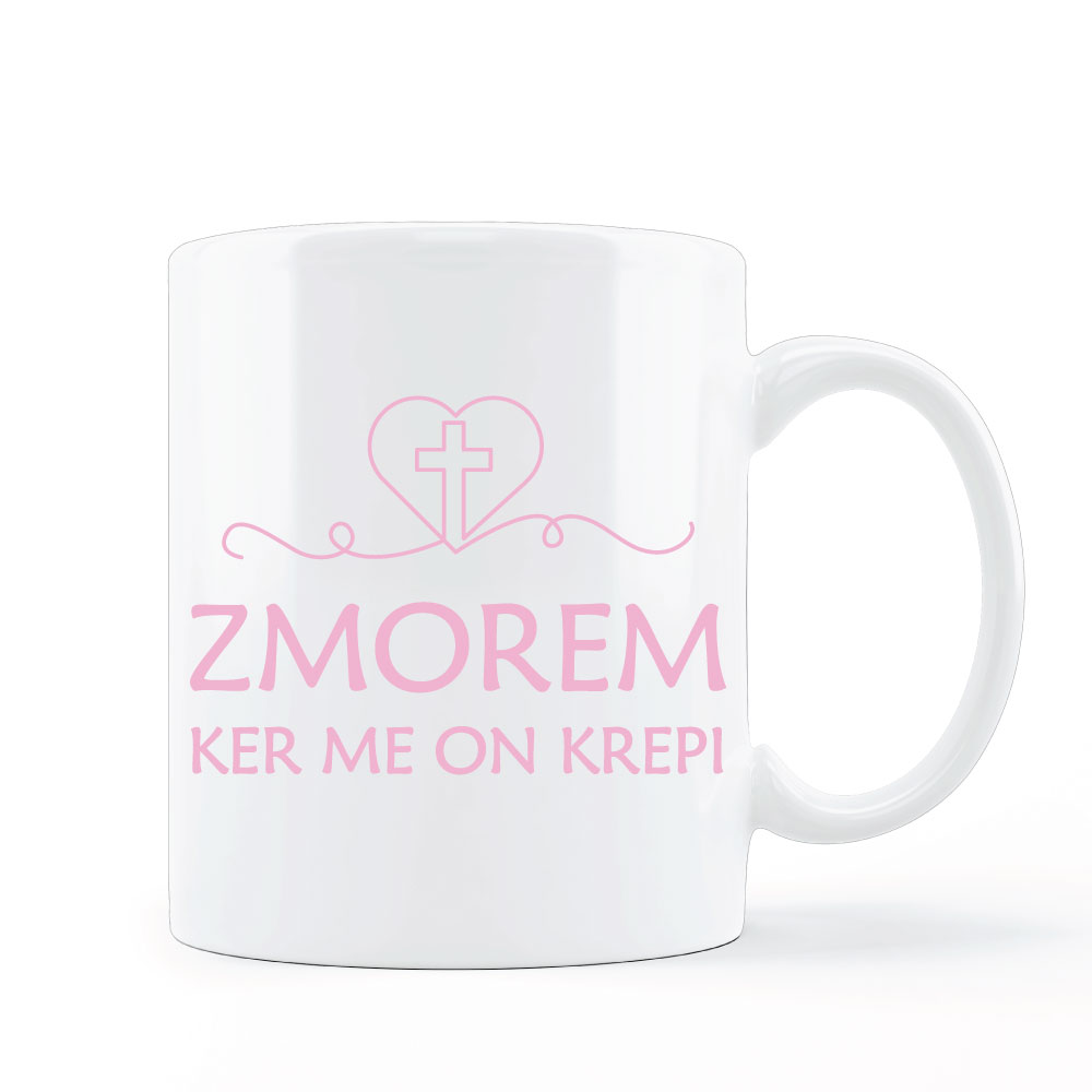 Zmorem, ker me On krepi - skodelica - slika 8