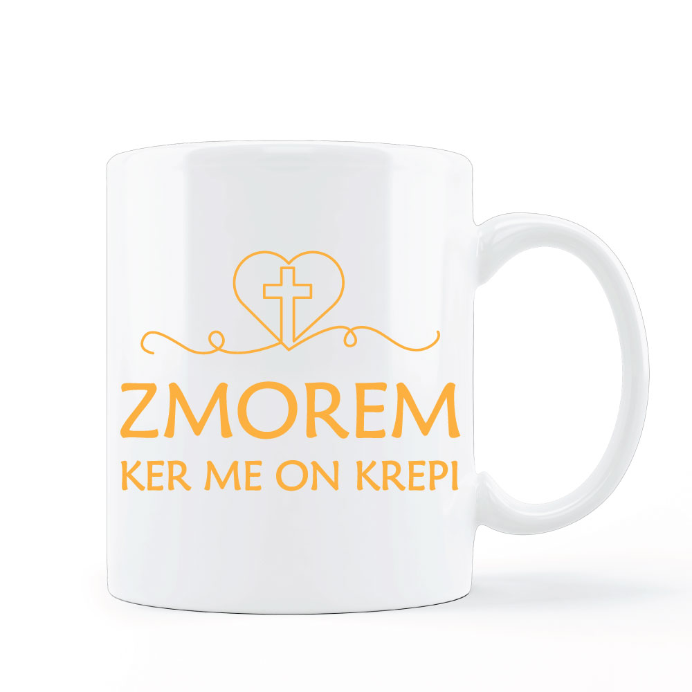 Zmorem, ker me On krepi - skodelica - slika 9