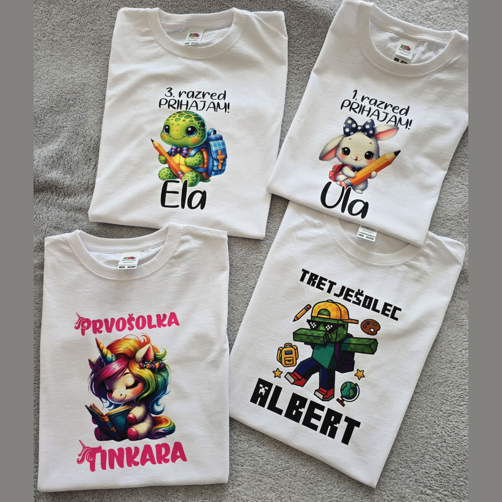 Majica prvošolka, drugošolka, tretješolka... samorog - Image 5