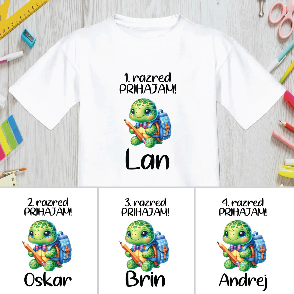 Prihajam 1. razred, 2. razred, 3. razred - želva
