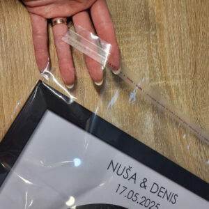 Dodatek k darilu – celofan, kuverta, voščilnica