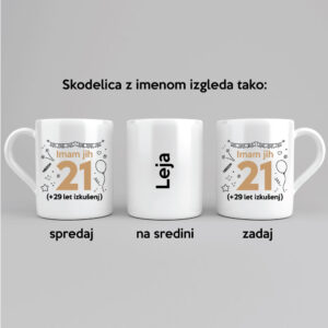 Vse najboljše – skodelica (poljubna številka)
