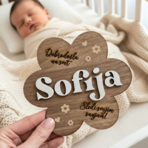 Oznanitvena tablica – oblika rožice