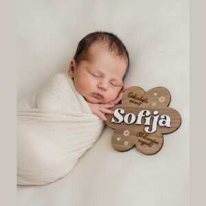 Oznanitvena tablica – oblika rožice