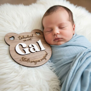 Oznanitvena tablica – oblika medvedka