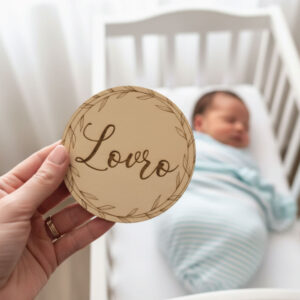 Oznanitvena ploščica – z listki,  minimal