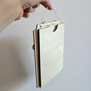 Lesen okvir z imenom – za sveti krst, prvo obhajilo in birmo