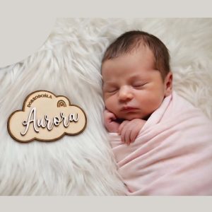 Oznanitvena tablica – dobrodošla, oblaček