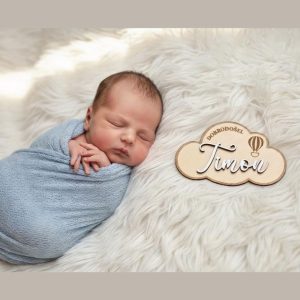 Oznanitvena tablica – dobrodošel, oblaček