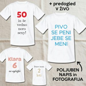 Poljuben tisk – Majica s predogledom