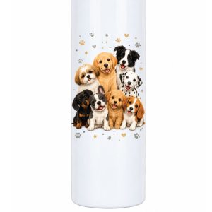 Kužki – termo steklenica z imenom – 600 ml