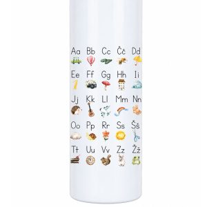 Abeceda – termo steklenica z imenom – 600 ml
