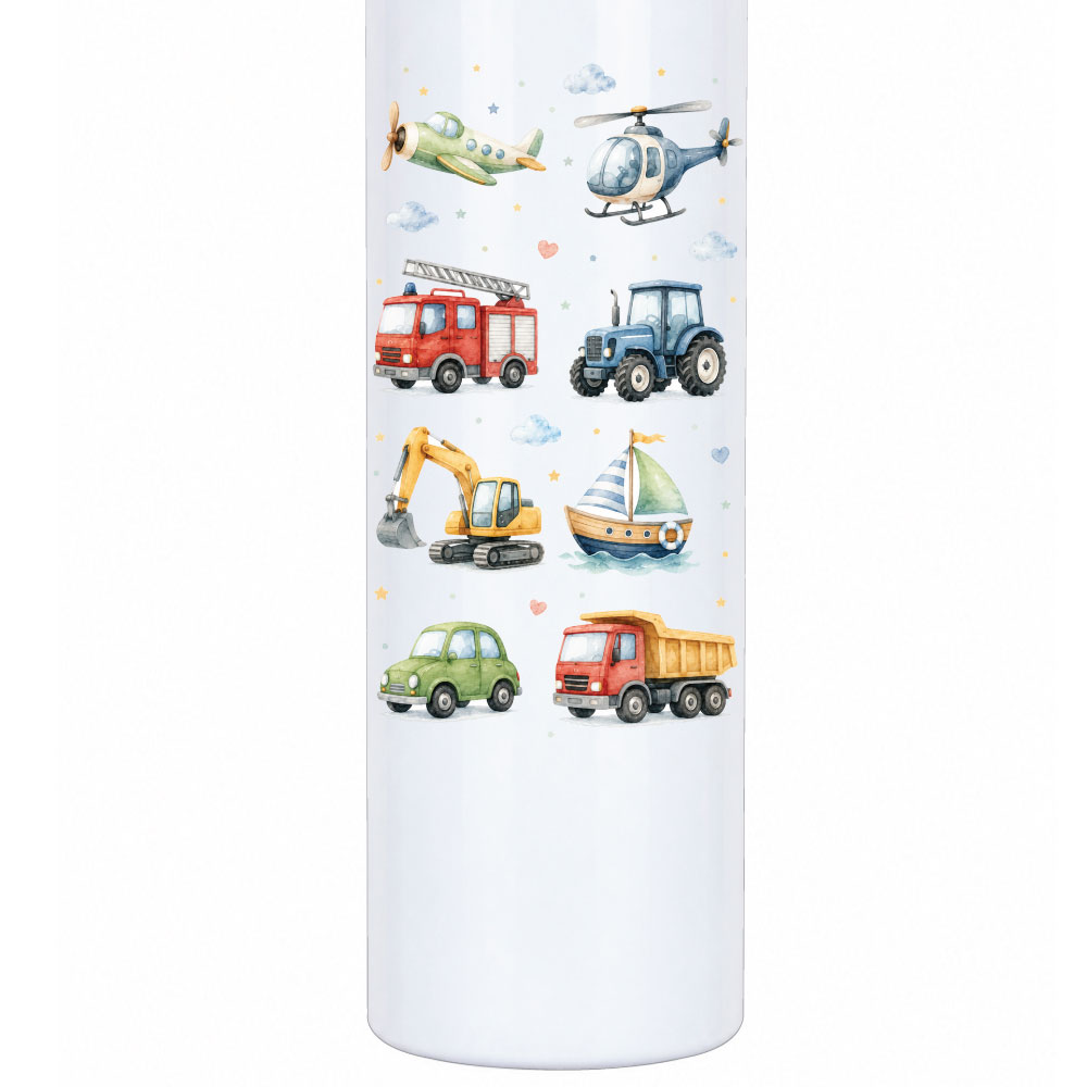 Vozila - termo steklenica z imenom - 600 ml - slika 2