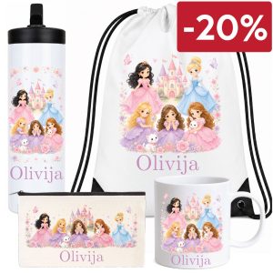 Komplet za šolo in vrtec – Princeska