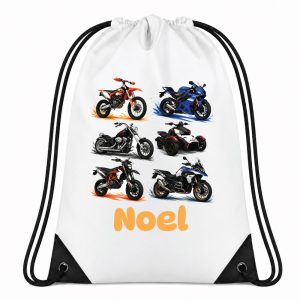 Vrečka za oblačila in copate – Motorji