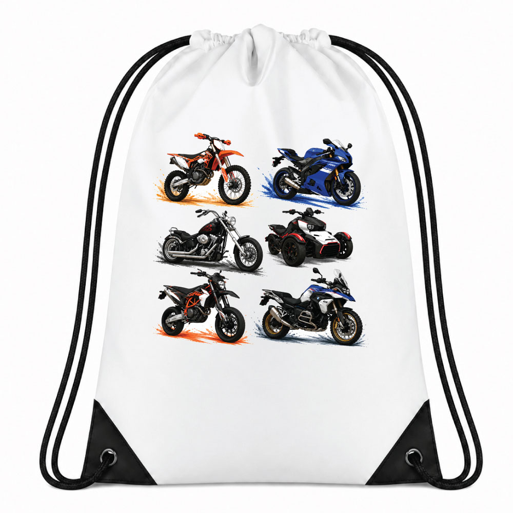 Vrečka za oblačila in copate - Motorji - slika 2