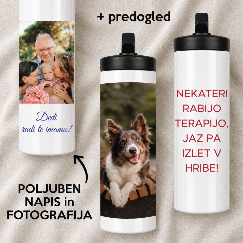 Poljuben tisk - Termo steklenica s predogledom